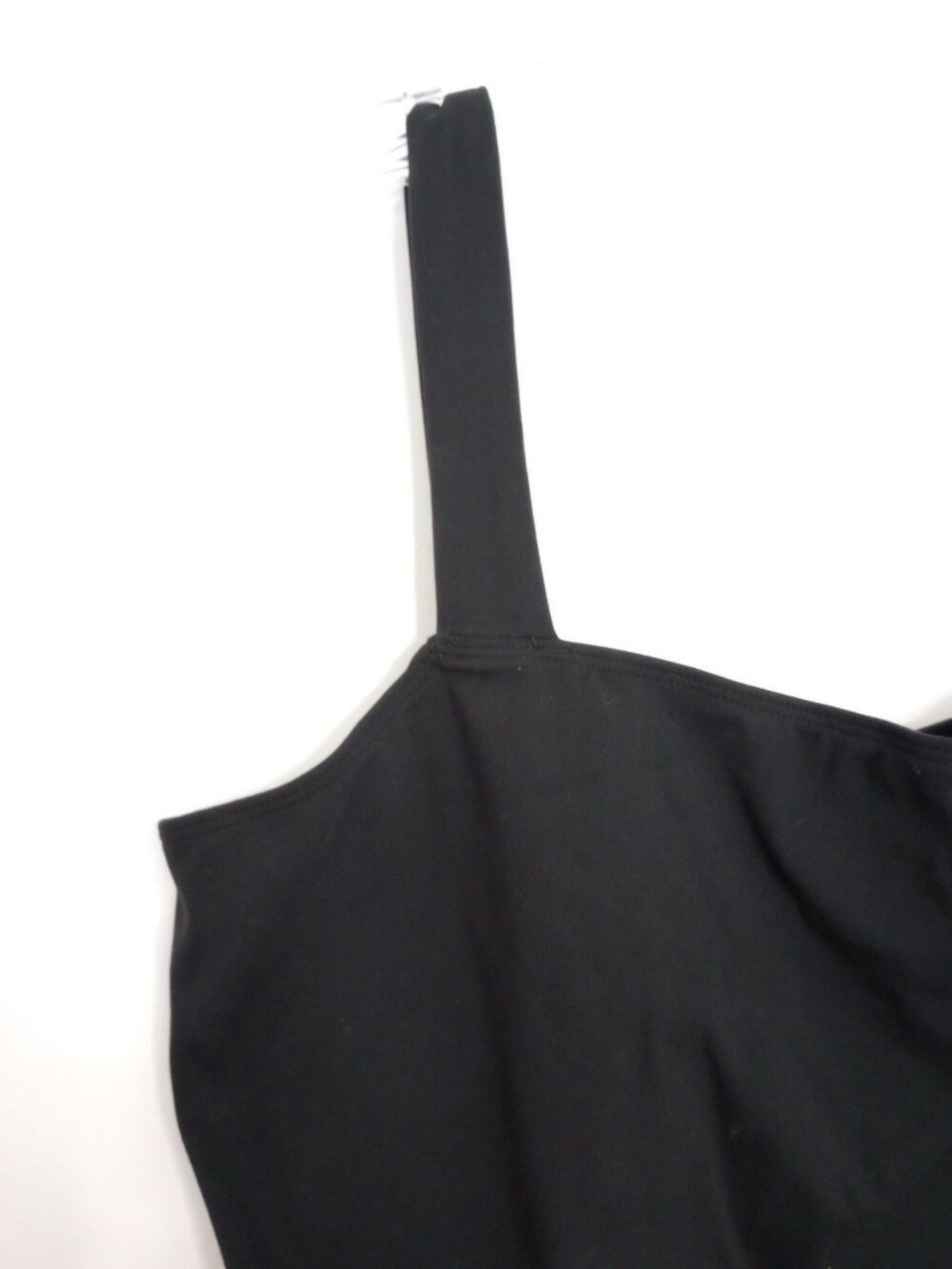 Halara Black Square Neck Cropped Tank Top NWOT - Picture 3 of 6